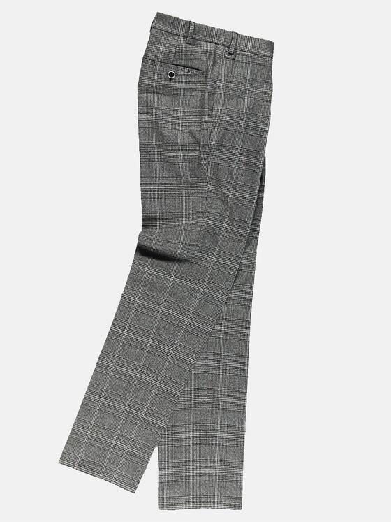 emilio adani Herren Hose kariert Grau 31890