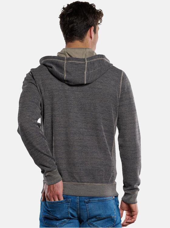 engbers Herren Sweatjacke mit Kapuze Indigoblau 33737