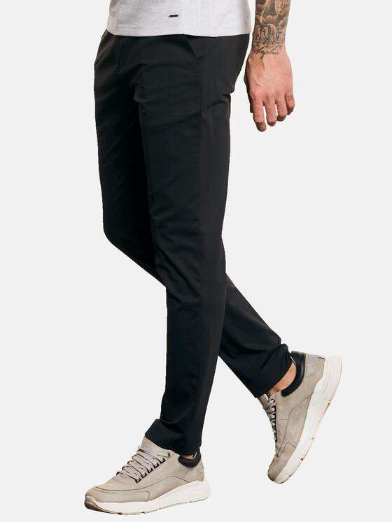 emilio adani Herren Anzughose slim fit Schwarz 35373