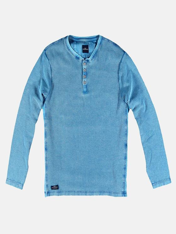 engbers Herren Henley Shirt Royalblau 31112