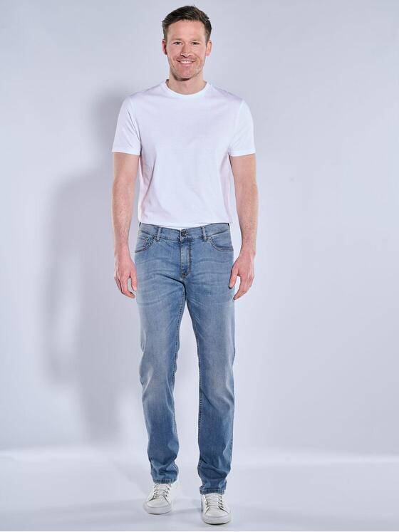 ENGBERS GERMANY Herren Super-Stretch-Jeans regular Hellblau 38861