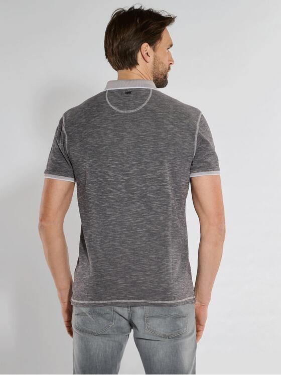 engbers Herren T-Shirt mit Polo-Kragen Grau 36190