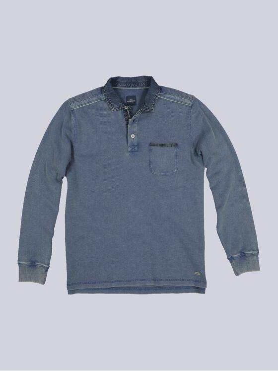 engbers Herren Polo-Shirt uni Blau 35677
