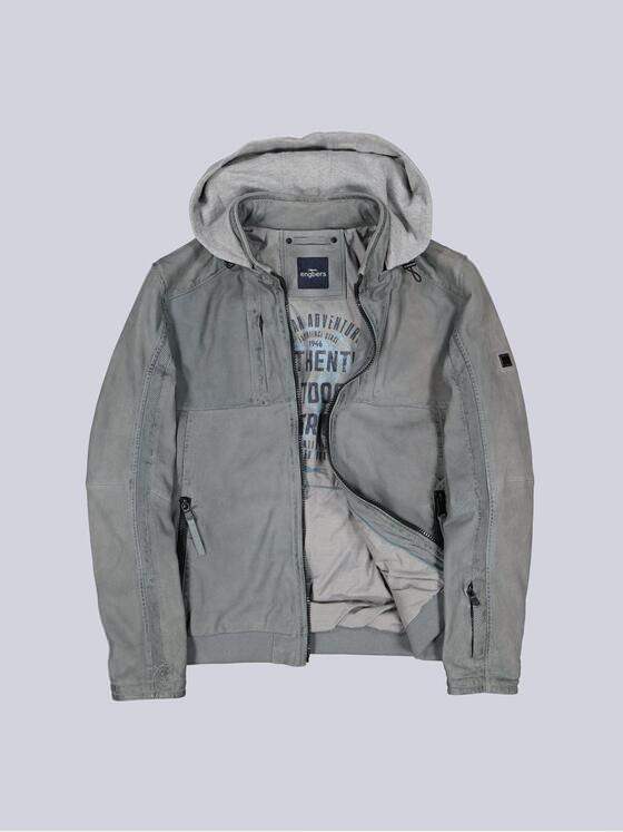 engbers Herren Lederjacke Hellblau 38787