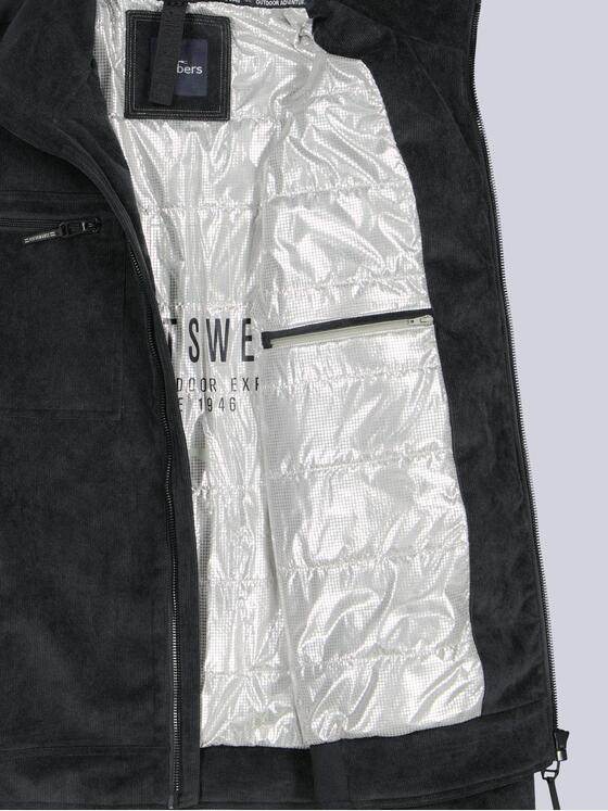 engbers Herren Cord-Jacke mit Funktionsdetails Anthrazit 39103