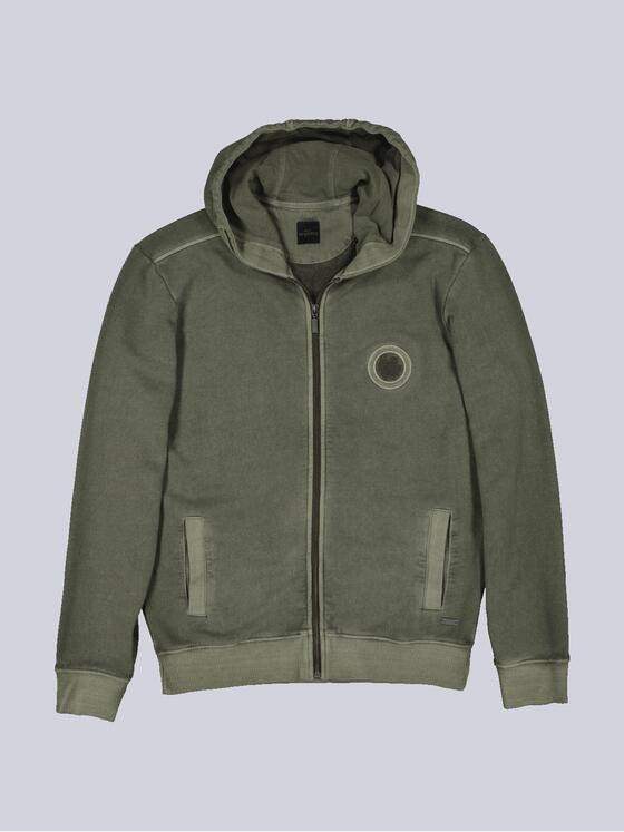 engbers Herren Sweatjacke mit Kapuze Grün 36335