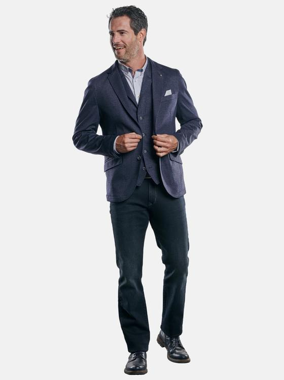 engbers Herren Sportives Karo-Sakko Saphirblau 30221