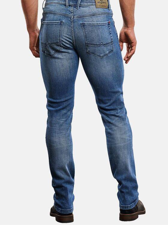 engbers Herren Super-Stretch-Jeans slim fit Blau 33722