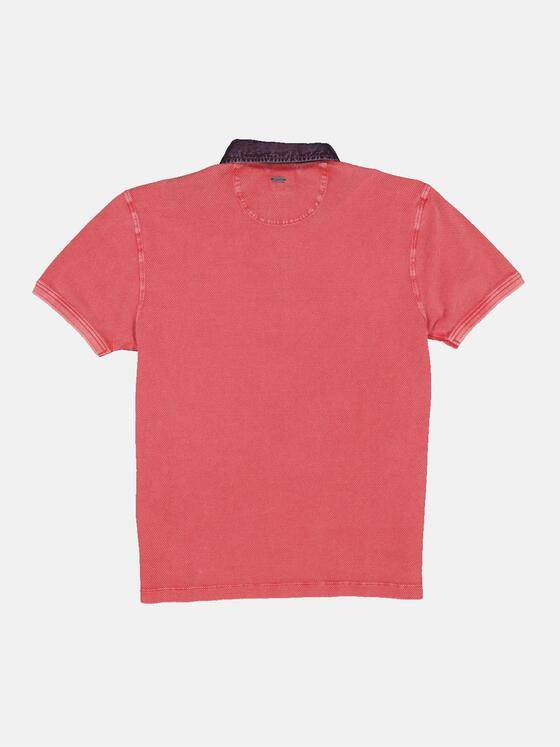 engbers Herren Polo-Shirt strukturiert Rot 34337