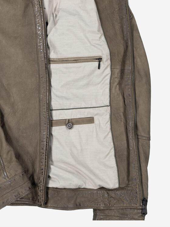 engbers Herren Lederjacke regular Braun 37181