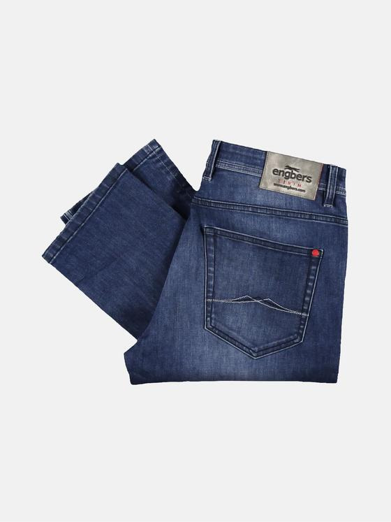 engbers Herren Besonders elastische und leichte Jeans Blau 29699