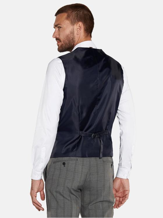 emilio adani Herren Anzug-Weste slim fit Grau 35380