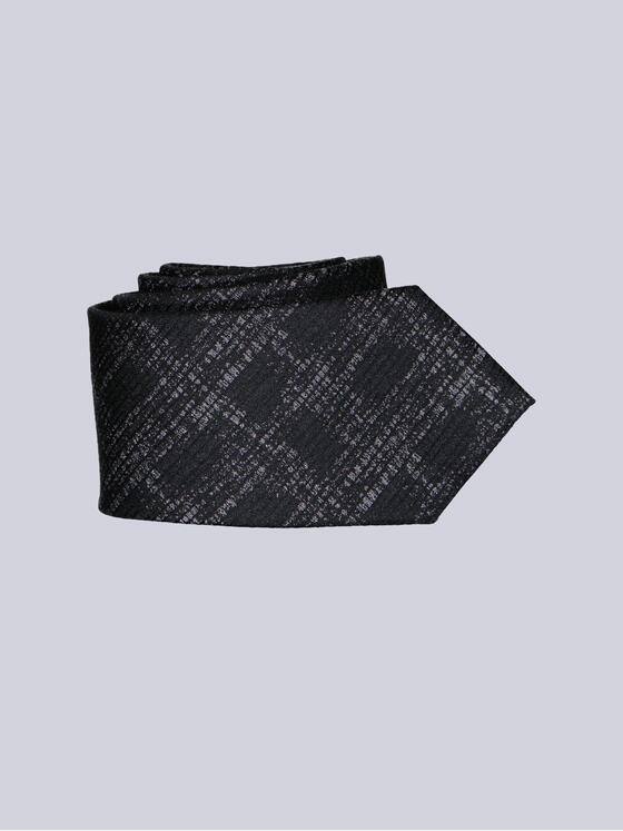 engbers Herren Krawatte strukturiert Schwarz 39657