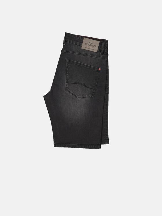 engbers Herren Bermuda regular Schwarz 34928