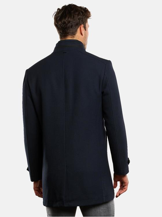 engbers Herren Mantel mit heraustrennbarem Inlet Saphirblau 33589