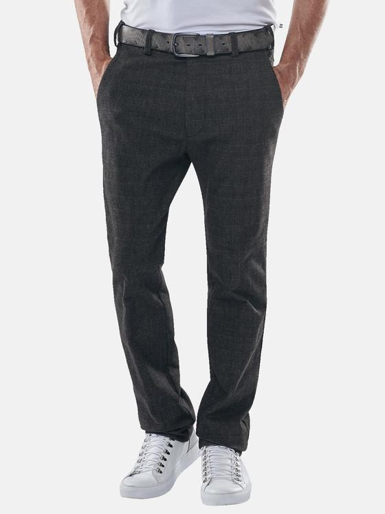 ENGBERS GERMANY Herren Gerade geschnittene Chino Braun 30560