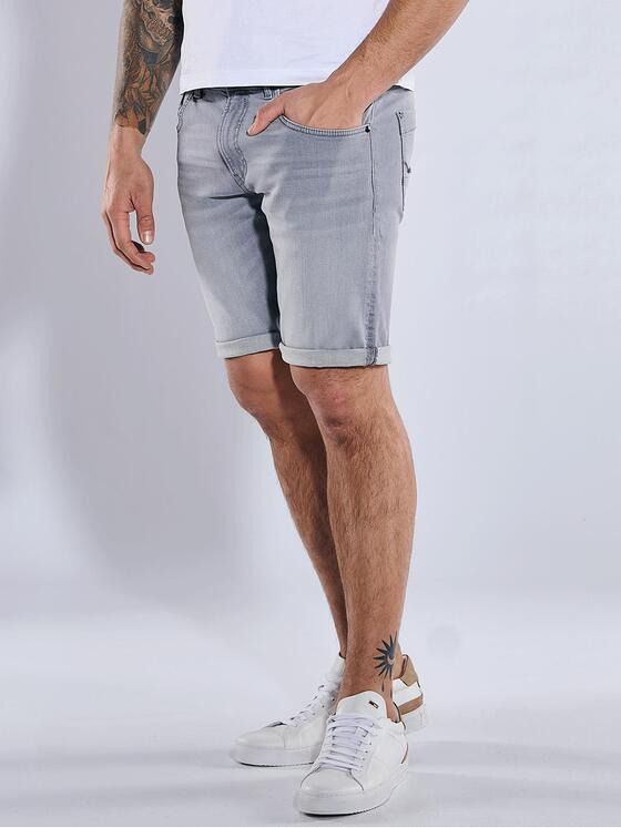 emilio adani Herren Bermuda regular Grau 36609