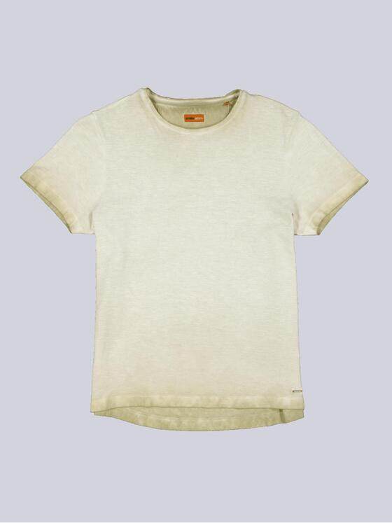 emilio adani Herren T-Shirt regular Beige 35077