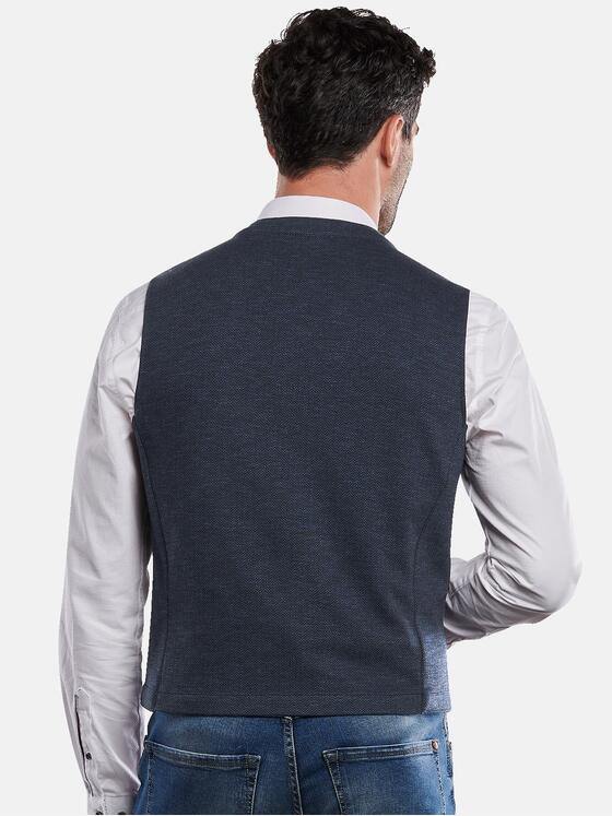 engbers Herren Sakko-Weste gemustert Saphirblau 31913