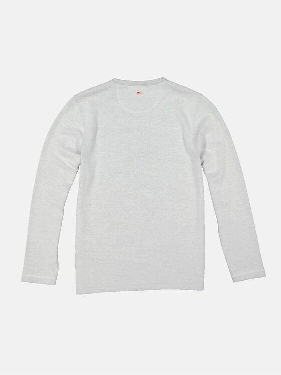 emilio adani Herren Langarm-Shirt uni Grau 35626