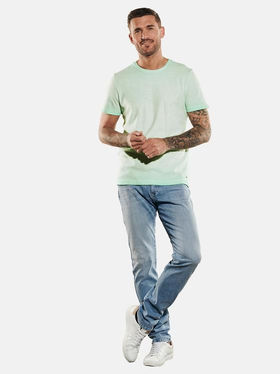 emilio adani Herren T-Shirt regular Türkis 35078