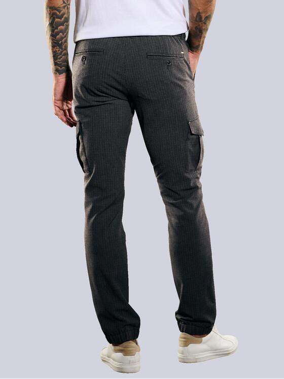 emilio adani Herren Cargohose regular Grau 35244