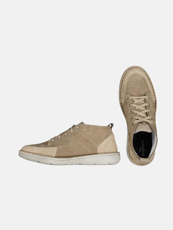 engbers Herren Halbschuh atmungsaktiv Beige 34417