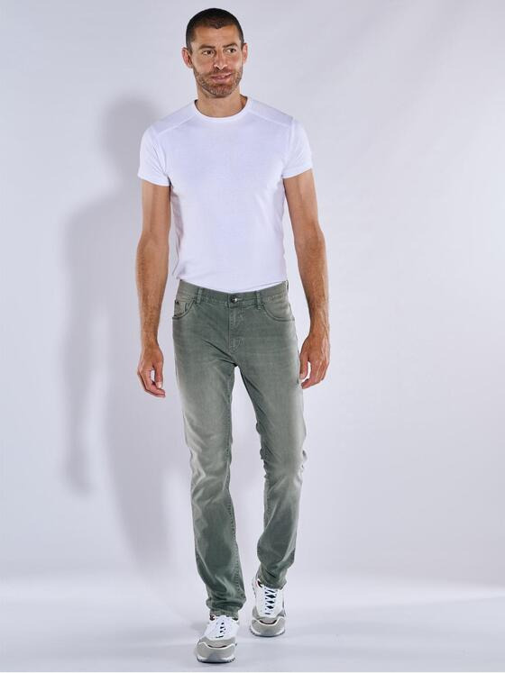 engbers Herren Super-Stretch-Jeans regular Hellgruen 36653