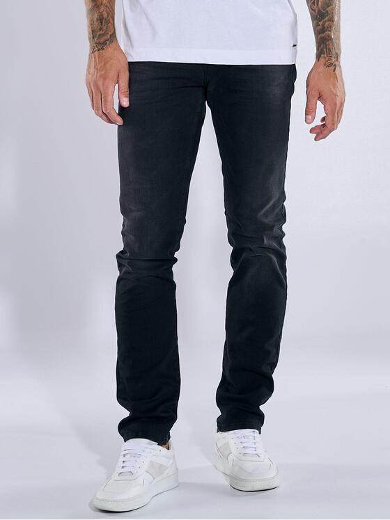 emilio adani Herren Super-Stretch Jeans Slim Fit Anthrazit 32018