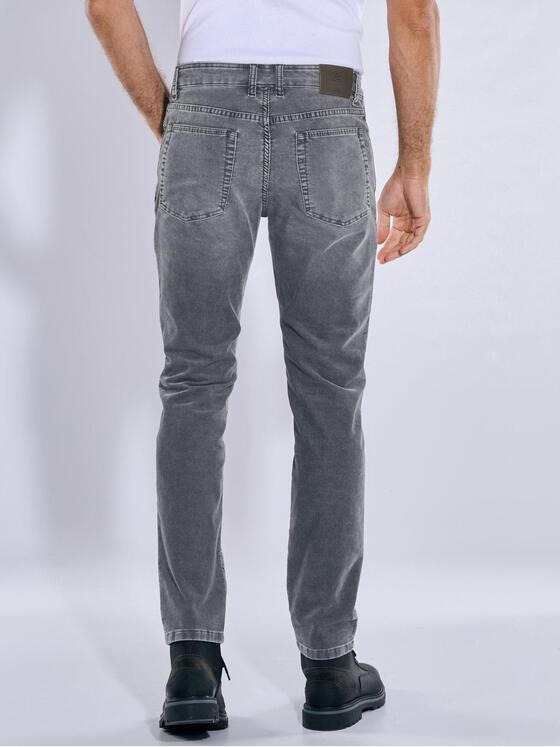 engbers Herren 5-Pocket-Hose regular Grau 37524