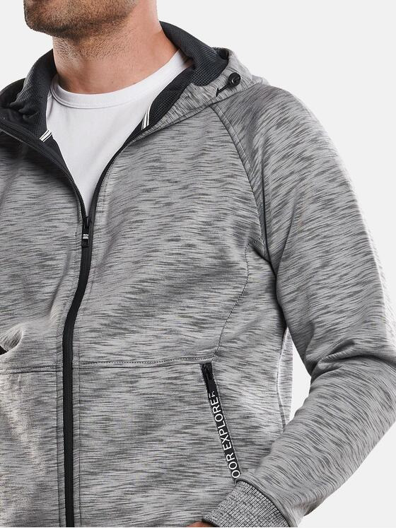 engbers Herren Sweatjacke Stehbund Silbergrau 31170