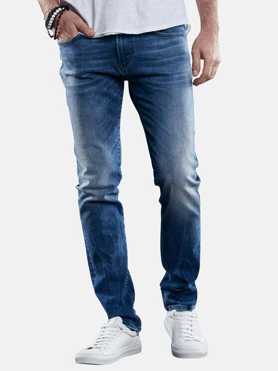 emilio adani Herren Allrounder Denim in Mid Blue Blau 29271