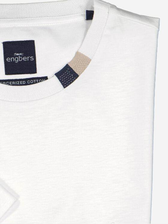 engbers Herren T-Shirt uni Reinweiss 38058
