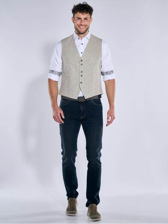 engbers Herren Sakko-Weste slim fit Beige 39148