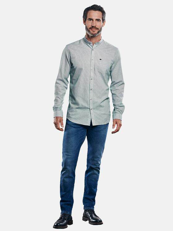 engbers Herren Hemd uni Tannengruen 30352