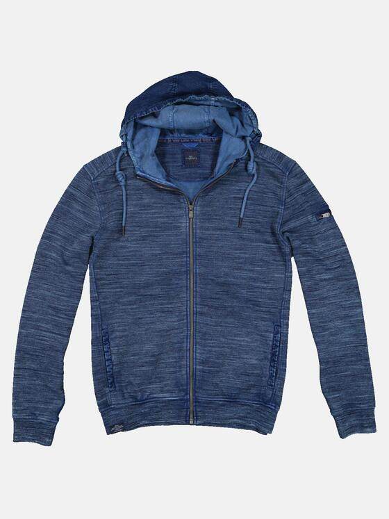 engbers Herren Sweatjacke mit Kapuze Indigoblau 33392