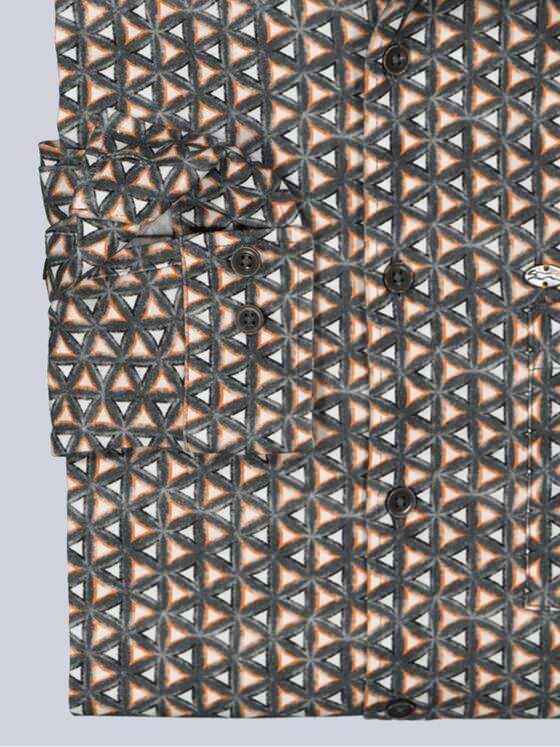 engbers Herren Hemd langarm Orange 36083