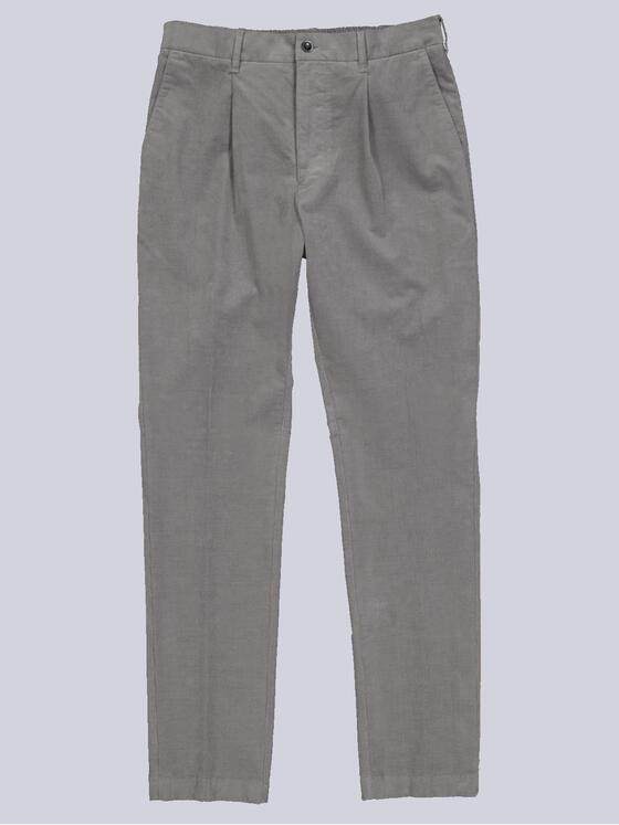 ENGBERS GERMANY Herren Chino in softer Cord-Qualität Grau 35468
