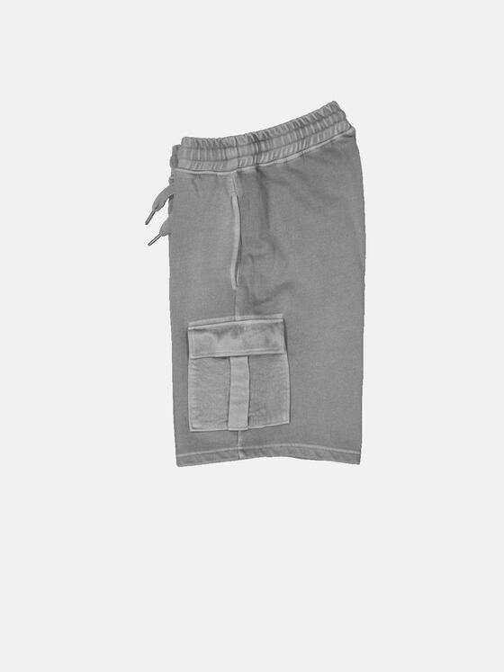 emilio adani Herren Cargo-Bermuda mit Tunnelzug Grau 34828
