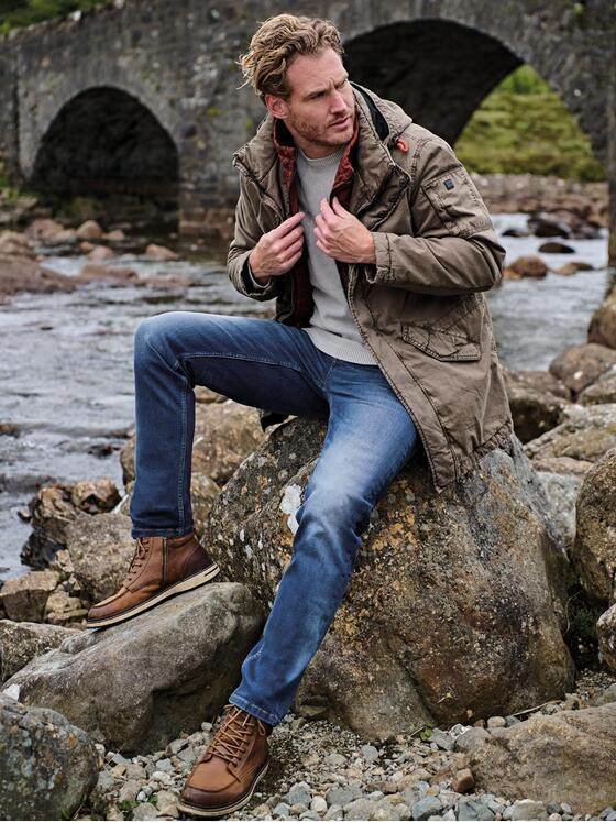 engbers Herren Jacke mit heraustrennbarem Inlet Hellbraun 37459