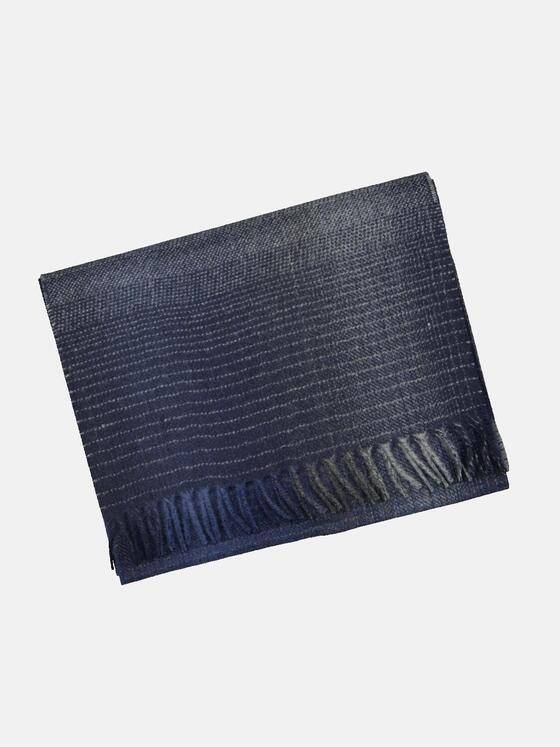 engbers Herren Schal gemustert Blau 35949