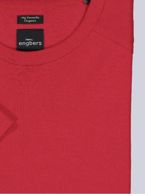 engbers Herren Basic-Shirt "My Favorite" organic Rot 34380