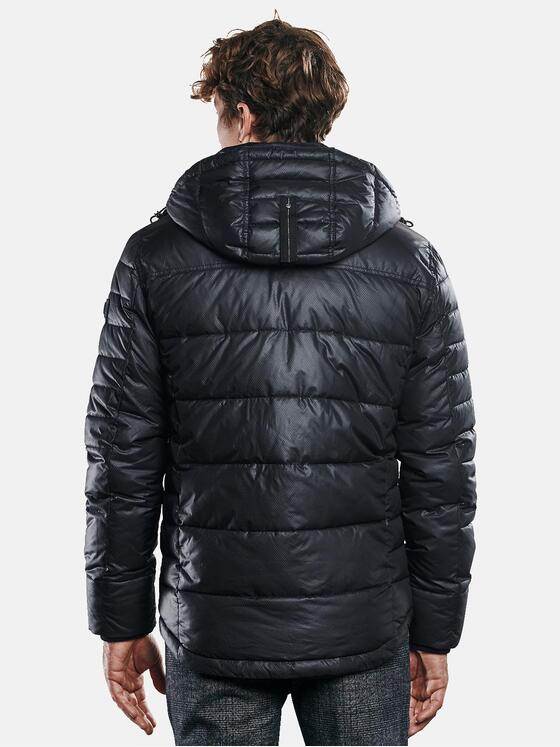 engbers Herren Jacke mit perforierter Oberflächenstruktur Schwarz 30763