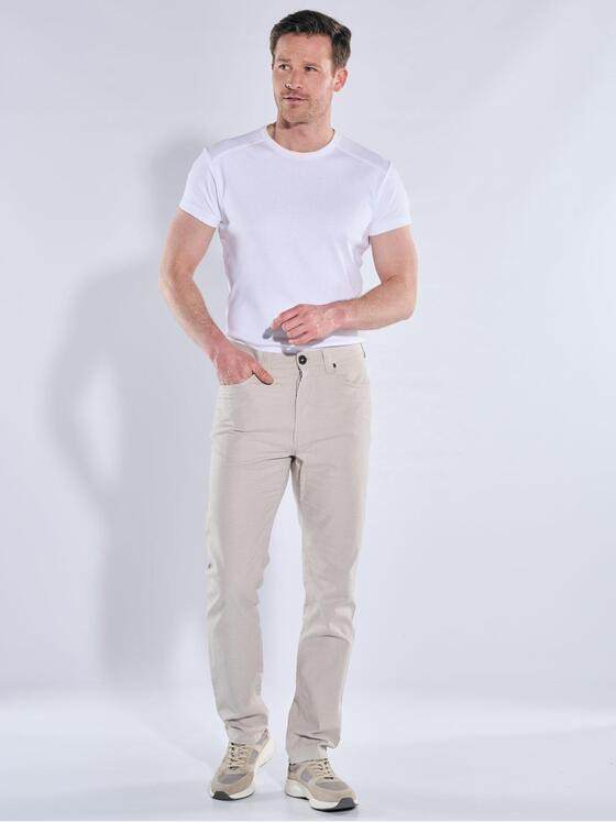 engbers Herren Softe 5-Pocket Hose Beige 40398