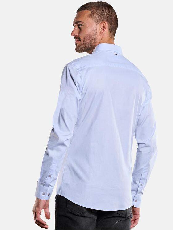 emilio adani Herren Langarm-Hemd "My Favorite" Hellblau 34069