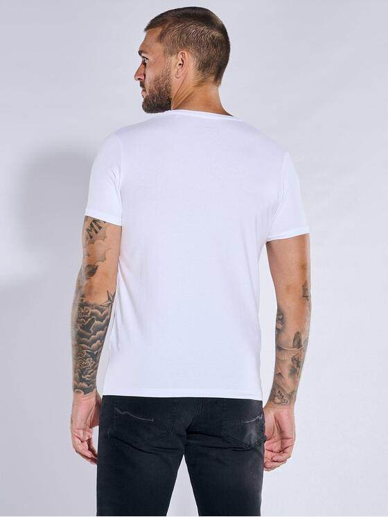 emilio adani Herren T-Shirt "My Favorite" slim fit Weiß 36231