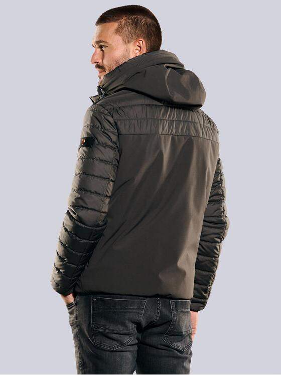 emilio adani Herren Jacke mit abnehmbarer Kapuze Grau 35254
