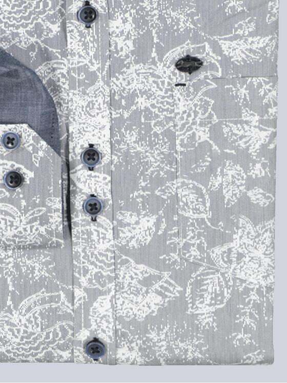 engbers Herren Langarm-Hemd slim fit Saphirblau 36240