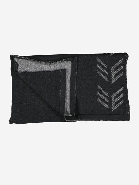 ENGBERS GERMANY Herren Schal mit Merinowolleanteil Anthrazit 38141