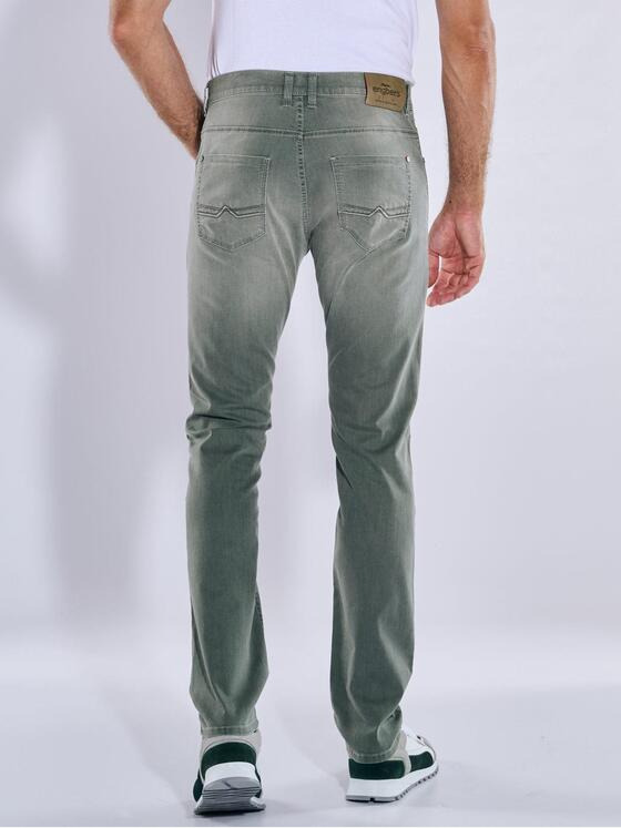 engbers Herren Super-Stretch-Jeans regular Hellgruen 36653